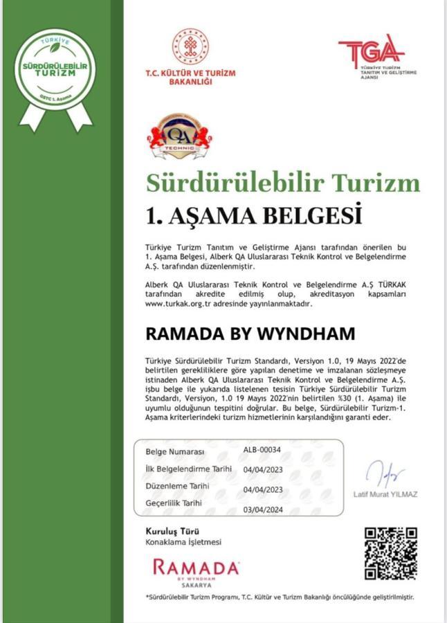 Ramada By Wyndham Sakarya Hotel Extérieur photo